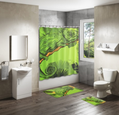Shower Curtain&Bath Mat Sets-48