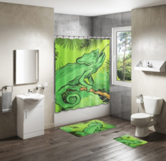 Shower Curtain&Bath Mat Sets-49