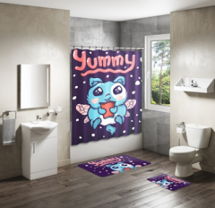 Shower Curtain&Bath Mat Sets-50