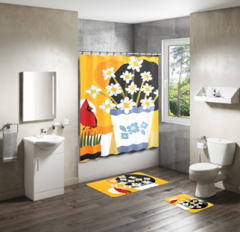 Shower Curtain&Bath Mat Sets-69