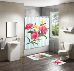 Shower Curtain&Bath Mat Sets-71