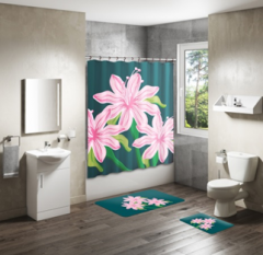 Shower Curtain&Bath Mat Sets-81