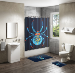 Shower Curtain&Bath Mat Sets-96