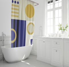 Shower Curtain&Bath Mat Sets-121