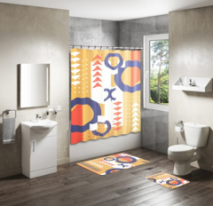 Shower Curtain&Bath Mat Sets-128