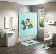 Shower Curtain&Bath Mat Sets-145