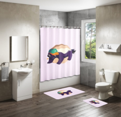 Shower Curtain&Bath Mat Sets-146