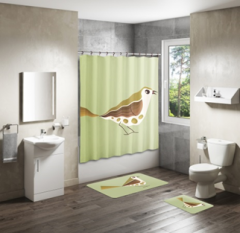 Shower Curtain&Bath Mat Sets-151