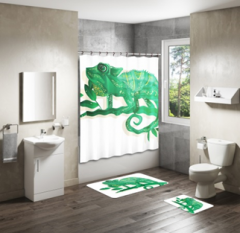 Shower Curtain&Bath Mat Sets-169