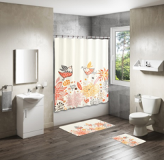 Shower Curtain&Bath Mat Sets-170