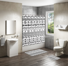 Shower Curtain&Bath Mat Sets-188