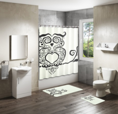 Shower Curtain&Bath Mat Sets-203