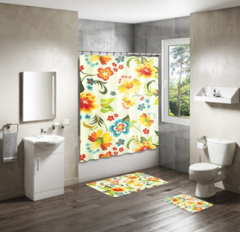 Shower Curtain&Bath Mat Sets-212