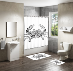 Shower Curtain&Bath Mat Sets-240
