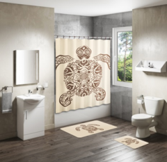 Shower Curtain&Bath Mat Sets-241