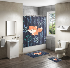 Shower Curtain&Bath Mat Sets-245