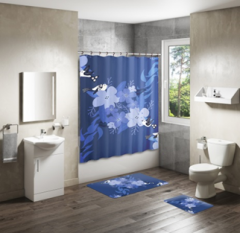 Shower Curtain&Bath Mat Sets-255