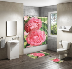 Shower Curtain&Bath Mat Sets-265