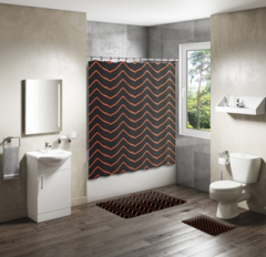 Shower Curtain&Bath Mat Sets-300