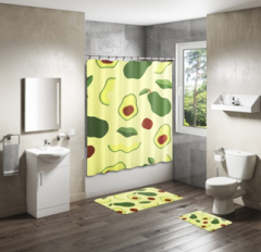 Shower Curtain&Bath Mat Sets-305