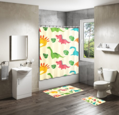 Shower Curtain&Bath Mat Sets-318