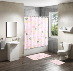 Shower Curtain&Bath Mat Sets-361