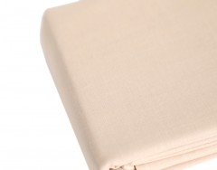 Classic Fitted Sheet Queen 1Pc-Plain Beige