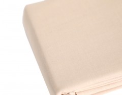 Classic Fitted Sheet Full 1Pc-Plain Beige