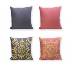 Set of 4 Cushion Cover - 50% Cotton 50% Polyester- 45x45cm (each) -151