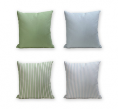 Set of 4 Cushion Cover - 50% Cotton 50% Polyester- 45x45cm (each) -177