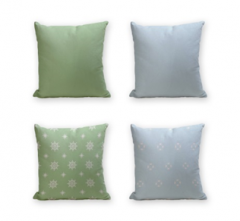 Set of 4 Cushion Cover - 50% Cotton 50% Polyester- 45x45cm (each) -178