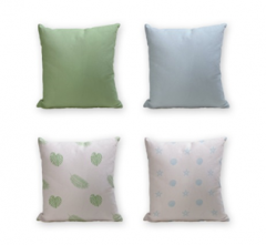 Set of 4 Cushion Cover - 50% Cotton 50% Polyester- 45x45cm (each) -186