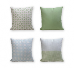 Set of 4 Cushion Cover - 50% Cotton 50% Polyester- 45x45cm (each) -195