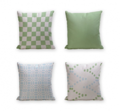 Set of 4 Cushion Cover - 50% Cotton 50% Polyester- 45x45cm (each) -196