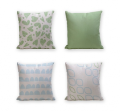 Set of 4 Cushion Cover - 50% Cotton 50% Polyester- 45x45cm (each) -197