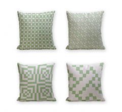 Set of 4 Cushion Cover - 50% Cotton 50% Polyester- 45x45cm (each) -201