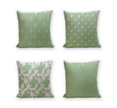 Set of 4 Cushion Cover - 50% Cotton 50% Polyester- 45x45cm (each) -202
