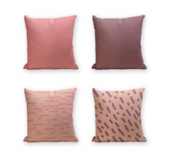Set of 4 Cushion Cover - 50% Cotton 50% Polyester- 45x45cm (each) -204