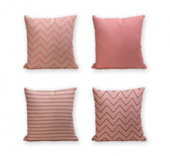 Set of 4 Cushion Cover - 50% Cotton 50% Polyester- 45x45cm (each) -218
