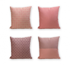 Set of 4 Cushion Cover - 50% Cotton 50% Polyester- 45x45cm (each) -224