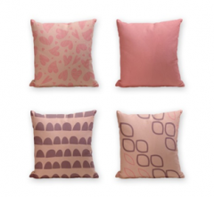 Set of 4 Cushion Cover - 50% Cotton 50% Polyester- 45x45cm (each) -226
