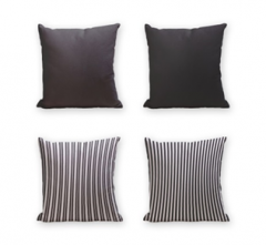 Set of 4 Cushion Cover - 50% Cotton 50% Polyester- 45x45cm (each) -235