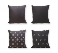 Set of 4 Cushion Cover - 50% Cotton 50% Polyester- 45x45cm (each) -236