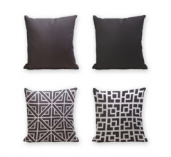 Set of 4 Cushion Cover - 50% Cotton 50% Polyester- 45x45cm (each) -240