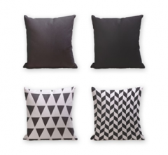Set of 4 Cushion Cover - 50% Cotton 50% Polyester- 45x45cm (each) -246