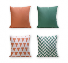 Set of 4 Cushion Cover - 50% Cotton 50% Polyester- 45x45cm (each) -275