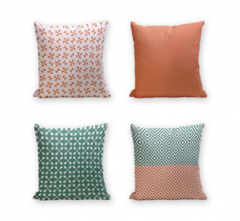 Set of 4 Cushion Cover - 50% Cotton 50% Polyester- 45x45cm (each) -282