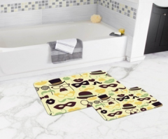 Bath Mat (2 pieces) Non-Slip - 50x80cm + 50x45cm -7