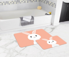 Bath Mat (2 pieces) Non-Slip - 50x80cm + 50x45cm -24