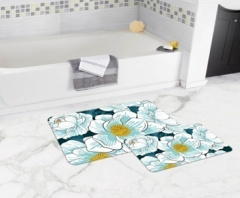 Bath Mat (2 pieces) Non-Slip - 50x80cm + 50x45cm -25